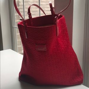 Original Used Michael Kors Red purse